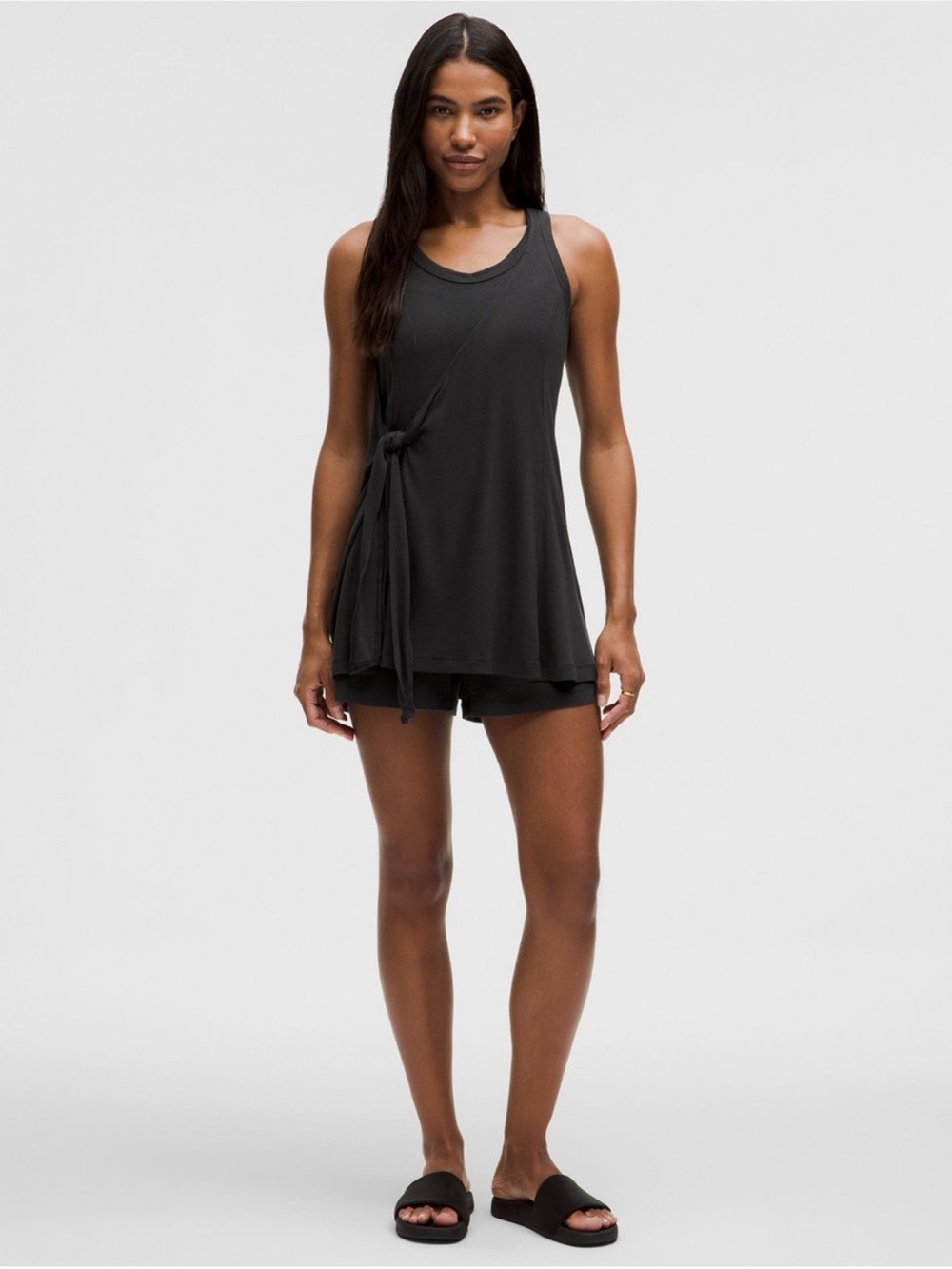 Lululemon Size 8 Modal Wrap Romper Black